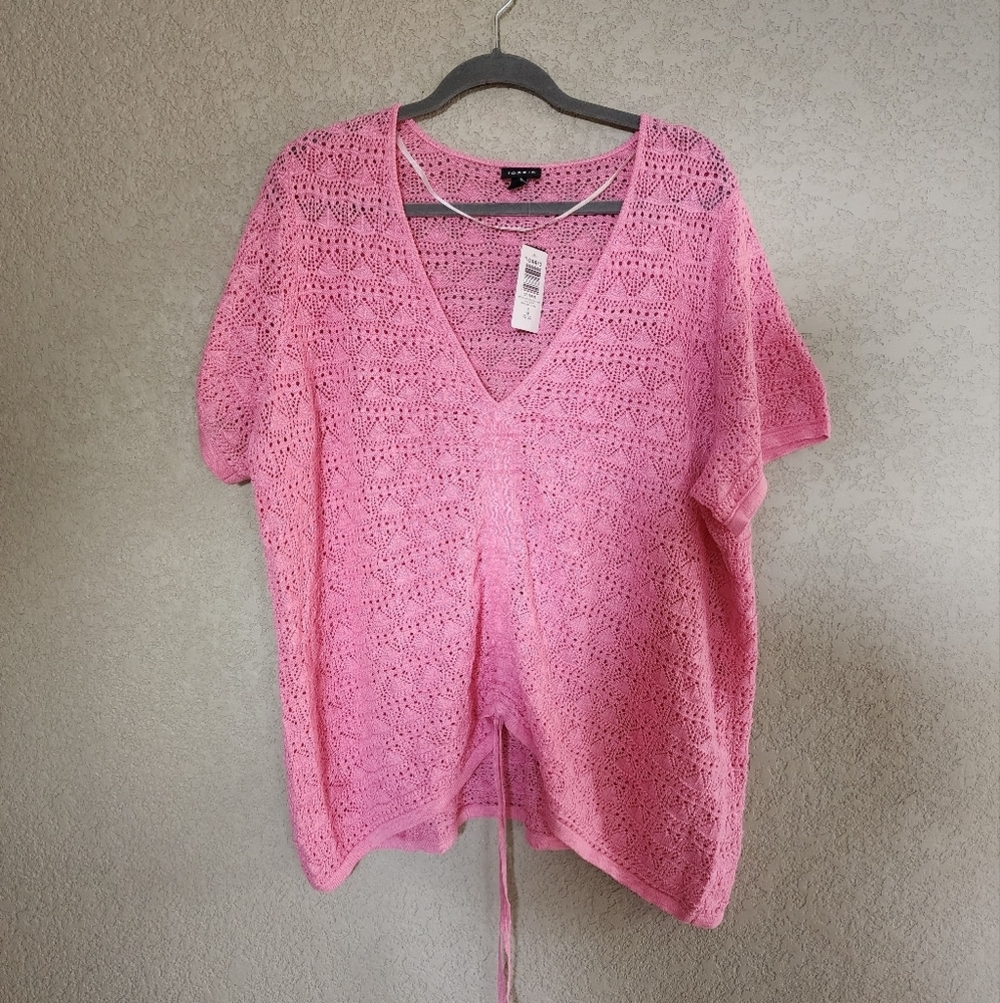 Torrid Knit Shirt Sleeve Top Size 3X 22-24